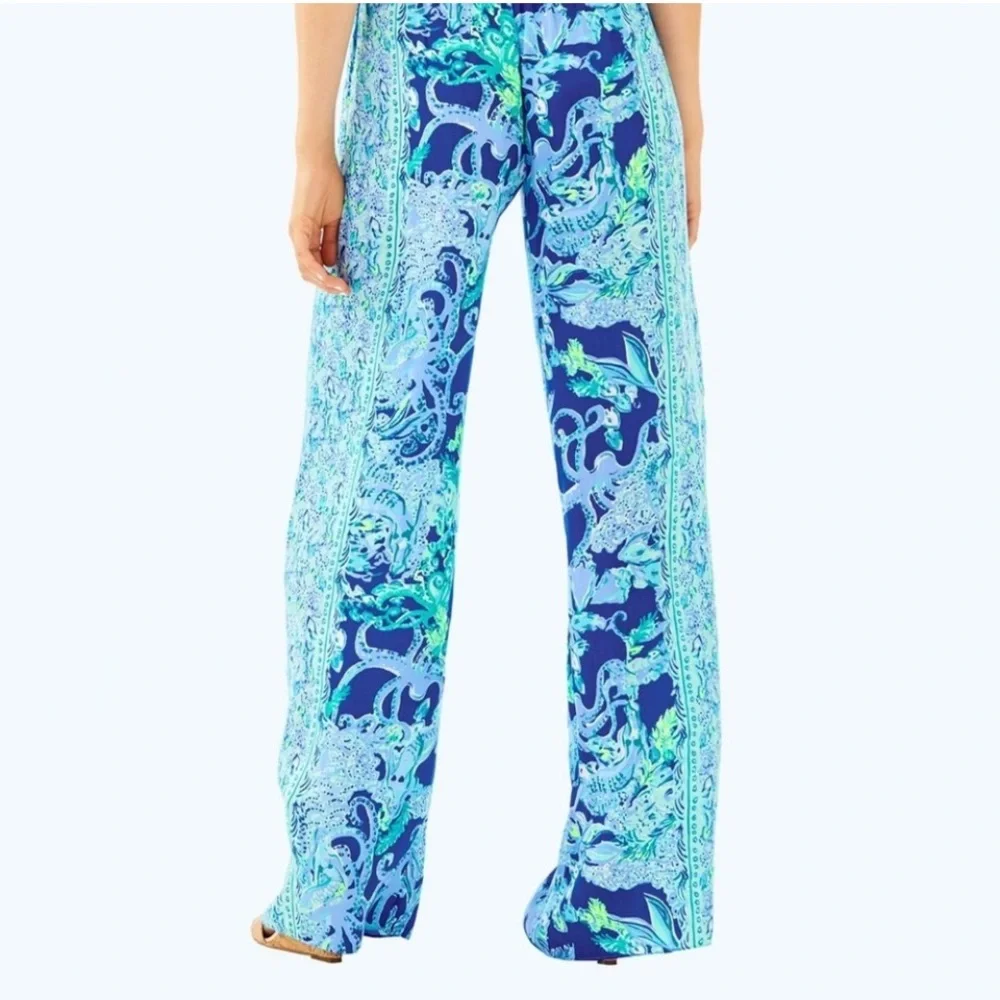 NWT Lilly Pulitzer Pim Jumpsuit Sea Sirens Size XS EUC - Picture 3 of 14